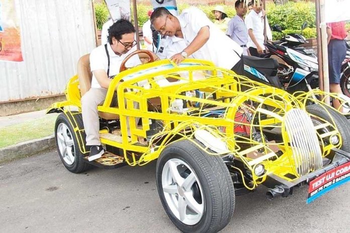 Ini Mobil Listrik Rakitan Siswa SMK Bali, Bisa Hemat Biaya Produksi