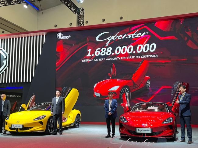 MG Cyberster Meluncur di GIIAS 2024, Harganya Rp 1,6 M